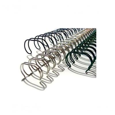 Caixa Espiral Garra Duplo Anel Lassane Wire-o 3x1 Carta 110 Fls Bronze