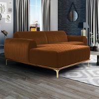Sofá 3 Lugares Com Chaise Molino 230 Cm Telha C-262 - 11