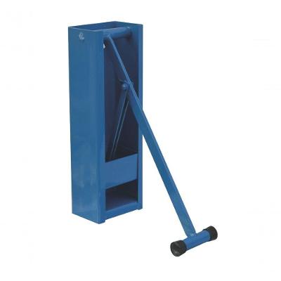 Amassador de Latas Latão Latinha Manual Até 473ml em Chapa de Aço com Alavanca Emborrachada Azul