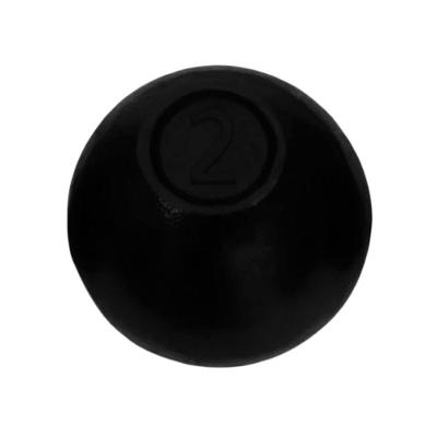 Bola de Arremesso BATF2A Treinamento Funcional Fortalecimento Muscular Cinza Anilhas Fitness 2KG