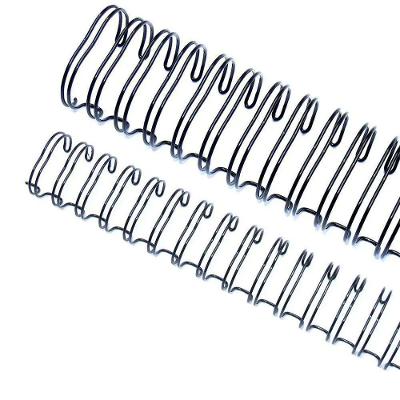 Caixa de Espirais para Encadernação Lassane Wire-o 1-4 Carta 3x1 100 Und Preto