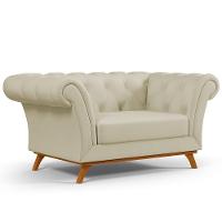 Sofá 2 Lugares Império 150 Cm Corano Bege C-26 - 1