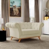 Sofá 2 Lugares Império 150 Cm Corano Bege C-26 - 7