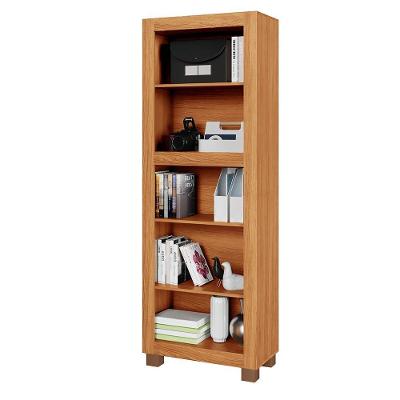 Estante Dubai Moderno 4 Prateleiras MDF-MDP Cinamomo-off White Arte Móveis