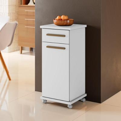 Balcão Palmas 1 Porta 1 Gaveta MDF-MDP 39CM Cinza Arte Móveis