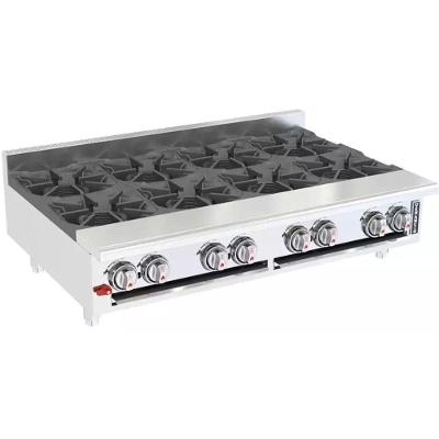 Fogão a Gás Genesis New G48CT48BN 8 Bocas com Queimadores em Ferro Fundido Inox Venâncio
