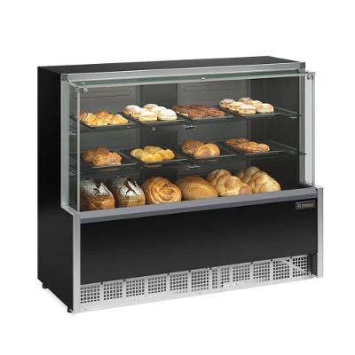 Vitrine Neutra Aurora MPNA140 com Iluminação LED e Prateleiras em Vidro Temperado Gelopar