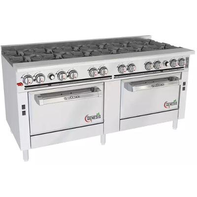 Fogão a Gás Genesis New G722CO72BN com Forno Convector Inox Venâncio