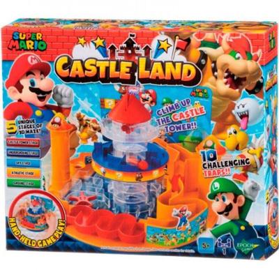 Jogo Super Mario Castle Land com Labirinto Interativo e Peças Reconfiguráveis Epoch EPO7378