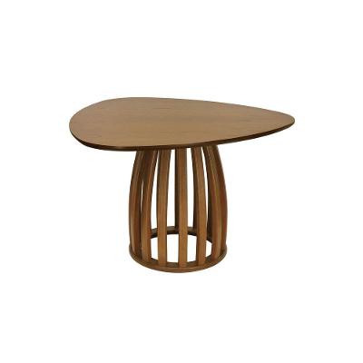 Mesa de Jantar Armonia 6 Lugares Triangular MDF Amêndoa Decorise