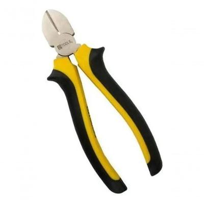 Alicate Pro Corte 6'' com Corte Diagonal em Fios e Cabos Acabamento Acetinado Aço Forjado Dtools