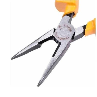 Alicate Bico Meia Cana 6'' Tramontina com Bico Longo Isolação 1.000V Inox 6''