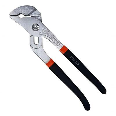 Alicate Bomba D'água 10'' - Ajuste 5 Posições com Cabo Emborrachado Preto Dtools