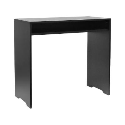 Escrivaninha Retangular Duna Moderno sem Gavetas MDF 80CM Preto Decorise