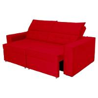 Sofá Austrália 3,00m 5 Lugares Retrátil E Reclinável D35 - Vermelho - 1