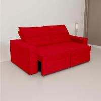 Sofá Austrália 3,00m 5 Lugares Retrátil E Reclinável D35 - Vermelho - 11