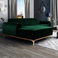 Sofá 3 Lugares Com Chaise Molino 230 Cm Verde Musgo C-303 - 6