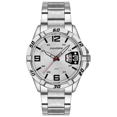 Relógio Masculino Analógico Best-seller Aço Inox Prata Mondaine