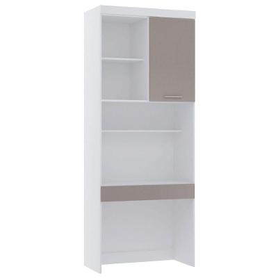 Bancada de Estudos Alpes Moderno 1 Gaveta MDP 90CM Branco Luciane Móveis