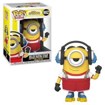 Boneco Colecionável Funko POP Stuart de Patins com Visual Anos 70 Vinil Candide