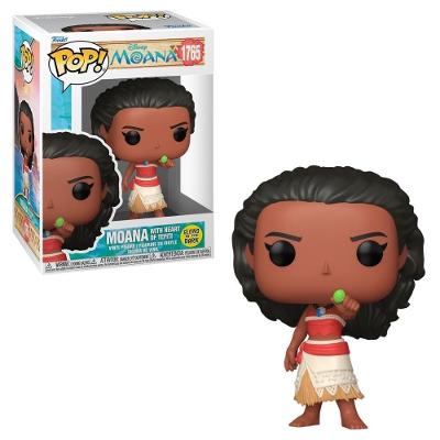 Boneco Colecionável Funko POP Moana com Coração de Te Fiti Brilha no Escuro Candide