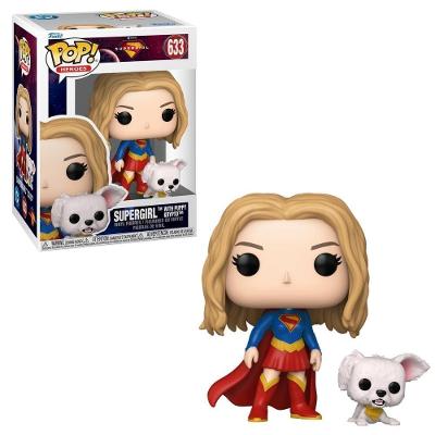 Boneco Funko Pop! DC Comics Supergirl e Kripto Amarelo Candide