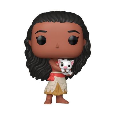 Boneco Colecionável Funko POP Moana e Pua em Vinil Azul e Rosa Candide