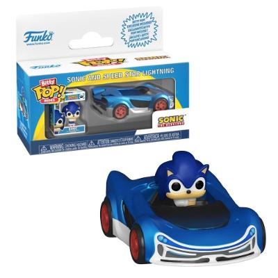 Brinquedo Bitty Pop! Rides Sonic The Hedgehog - Boneco de Vinil com Veículo Candide