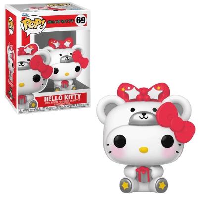 Boneco Colecionável Funko Pop! Hello Kitty de Urso Polar 9CM Candide