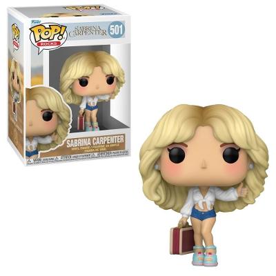 Boneco Funko Pop Rocks Sabrina Carpenter Manchild em Vinil 10CM Candide
