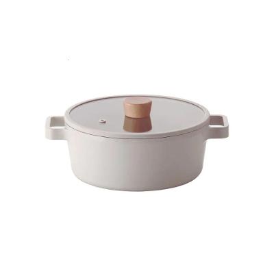 Caçarola Fika Revestimento Cerâmico Alumínio 22CM Bege Neoflam
