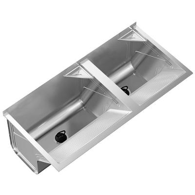 Tanque de Lavar Roupa G01 114L de Piso Aço Inox com Esfregador Inox Mpozenato