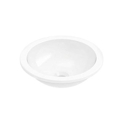 Cuba 1101510017300 Redonda Embutir Porcelana Branco 31CM Roca