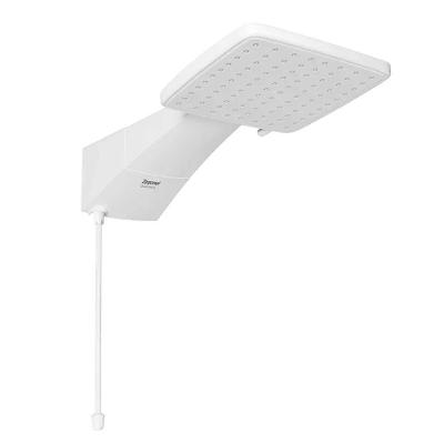 Ducha Quadratta Eletrônica 7700W Instalação de Parede Acionamento Touch Branco Zagonel 220V