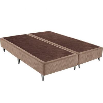 Base para Cama Box Queen Pro Vida Estrutura em Madeira Bege Ortobom