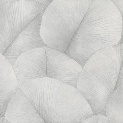 Papel De Parede Sheilas Folhagem Cinza 34509