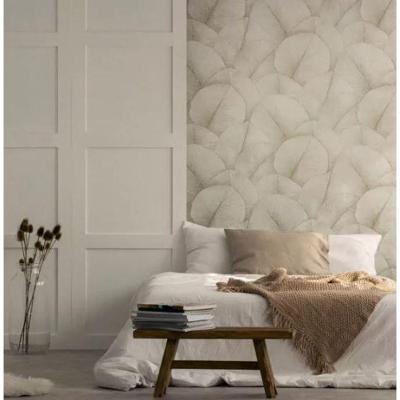 Papel De Parede Sheilas Folhagem Bege 34510