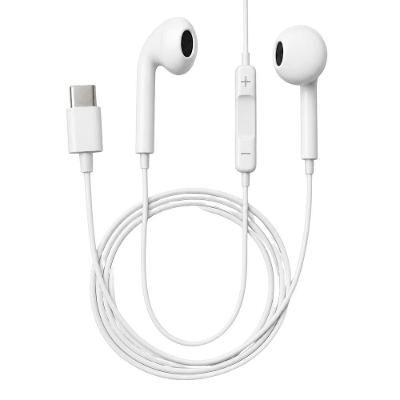 Fone de Ouvido com Fio MDM Classic Estudo Conexao USB-C Estavel Branco