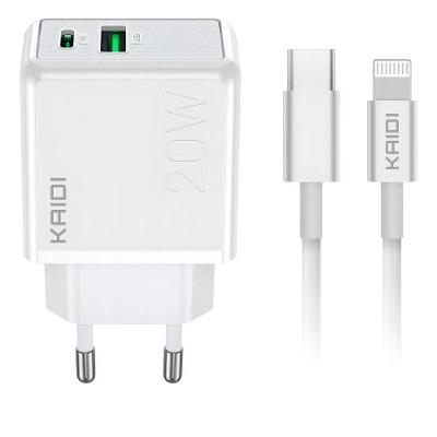 Carregador Lightning MDM 20W USB-C com Cabo Incluso Proteção Múltipla Branco