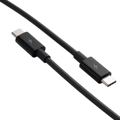 Cabo USB Tipo-C MDM Turbo 3A Fast Charge em Nylon Preto 1 Unidade