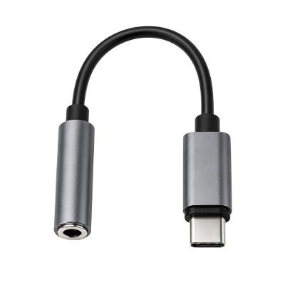 Cabo USB C para P2 para Áudio com Conector Metálico Reforçado Preto MDM