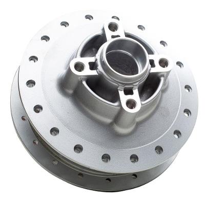 Cubo Roda Traseiro 0014-CB para CG 125 Fan 09> com Anel em Aço e Pintura Anticorrosiva Cobreq