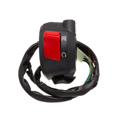 Conjunto Interruptor Emergência e Partida Xre 190 Compatível com Honda Sistema de Partida Acoplado