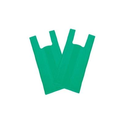 Sacola Plástica Reciclada Reforçada 40X50 Uso Comercial 4kg Verde Higipack