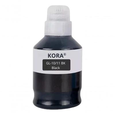Refil de Tinta GI-10 BK Compatível Impressora Canon com Bico Aplicador Preto Kora