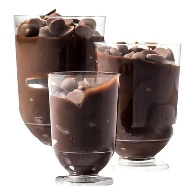 Mini Taça Acrílico Transparente 45ML para Doces e Bebidas Gourmet 500 Unidades