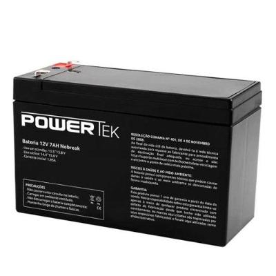 Bateria para Nobreak EN013 12V 7AH VRLA AGM Alta Durabilidade Power Tek