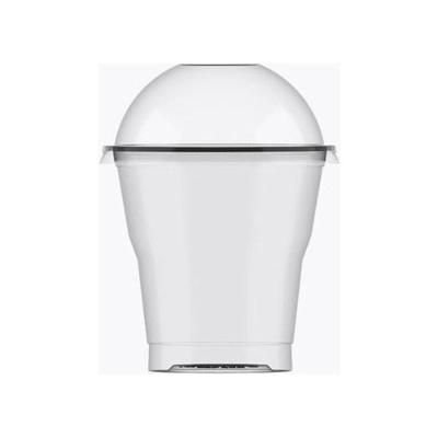 Copo Crystal Bello 150 com Tampa Bolha Acrílico Multiuso para Bebidas Prata 32 UNIDADES