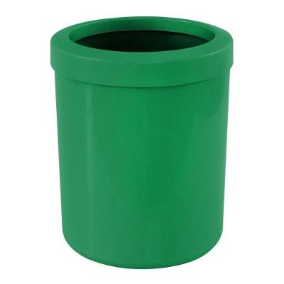 Lixeira Home Office 12L Plástico com Aro Verde JSN para Cozinha