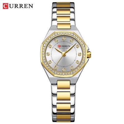 Relógio de Pulso Feminino Relógio Feminino e Luxuoso com Mostrador de Strass e Ideal para Casual